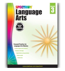 Language Arts Workbook, Grade 3, Paperback
