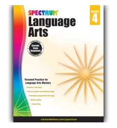 Language Arts Workbook, Grade 4, Paperback