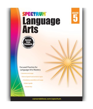 Language Arts Workbook, Grade 5, Paperback