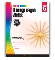 Language Arts Workbook, Grade 6, Paperback