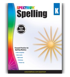 Spelling Workbook, Grade K, Paperback