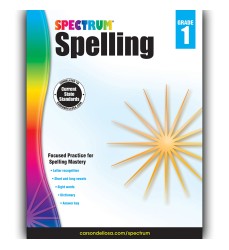 Spelling Workbook, Grade 1, Paperback