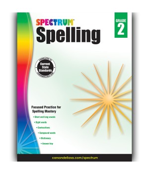 Spelling Workbook, Grade 2, Paperback