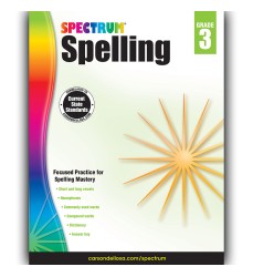 Spelling Workbook, Grade 3, Paperback