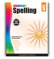 Spelling Workbook, Grade 5, Paperback