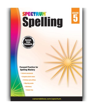 Spelling Workbook, Grade 5, Paperback