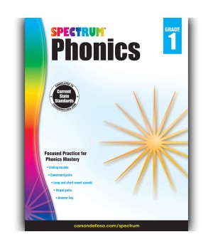 Phonics Workbook, Grade 1, Paperback