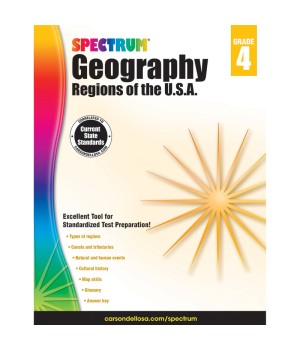 Spectrum® Geography: Regions of the U.S.A., Grade 4