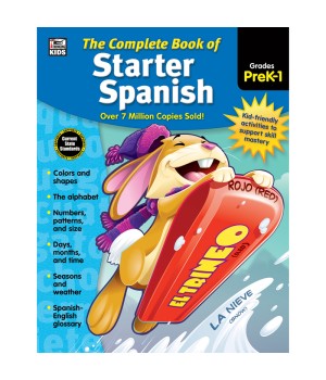 The Complete Book of Starter Spanish Workbook, Grade Preschool-1, Paperback