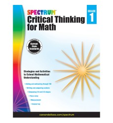 Critical Thinking for Math Workbook, Grade 1, Paperback