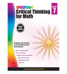 Critical Thinking for Math Workbook, Grade 7, Paperback