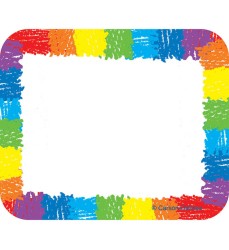Name Tags, Rainbow: Kid-Drawn, Pack of 40