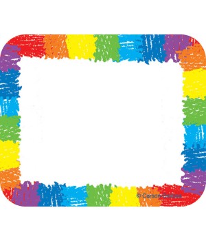 Name Tags, Rainbow: Kid-Drawn, Pack of 40