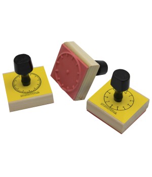 Analog Clock Stamps, Set of 3