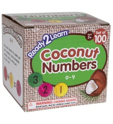 Coconut Numbers - Small - 0-9 - Set of 100