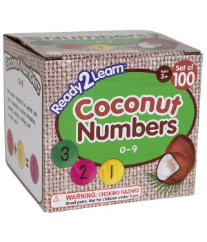 Coconut Numbers - Small - 0-9 - Set of 100