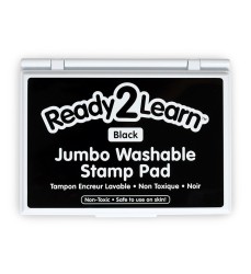 Jumbo Washable Stamp Pad - Black - 6.2"L x 4.1"W