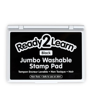 Jumbo Washable Stamp Pad - Black - 6.2"L x 4.1"W