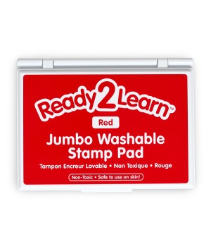 Jumbo Washable Stamp Pad - Red - 6.2"L x 4.1"W