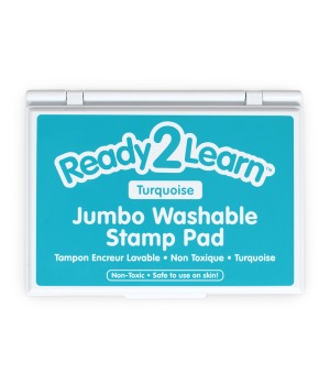 Jumbo Washable Stamp Pad - Turquoise - 6.2"L x 4.1"W