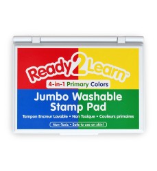Jumbo Washable Stamp Pad - 4-in-1 Primary Colors