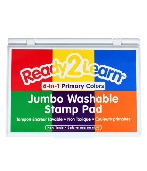 Jumbo Washable Stamp Pad - 6-in-1