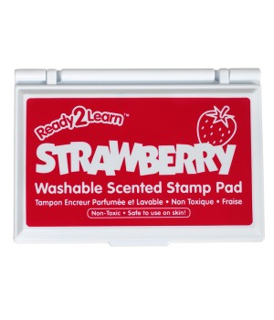 Washable Stamp Pad - Strawberry Scent, Red