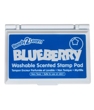 Washable Stamp Pad, Blueberry Scented, Blue