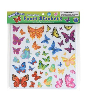 Foam Stickers - Butterflies - Pack of 172