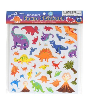 Foam Stickers - Dinosaurs - Pack of 152