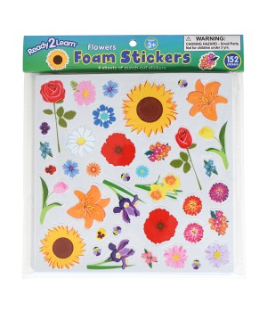 Foam Stickers - Flowers - Pack of 152
