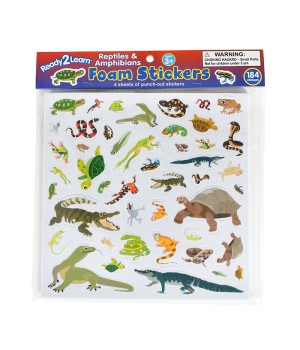 Foam Stickers - Reptiles and Amphibians