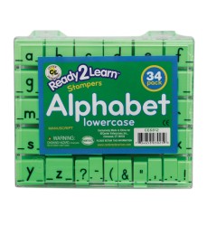 Alphabet Stamps - Lowercase - Small - Set of 34