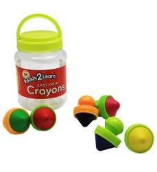 Easy Grip Crayons - 6 Colors - 18m+