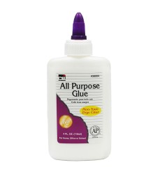 All-Purpose School Glue, AP Certified, 4 oz. Bottle, White, 1 Each