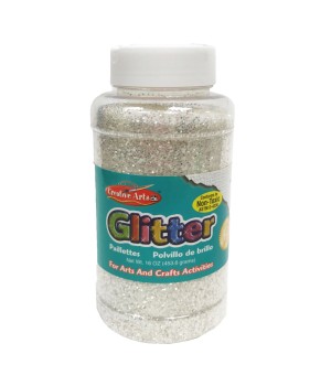 Creative Arts by Charles Leonard Glitter, 16 oz. Bottle, Iridescent