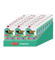Creative Arts Crayons - Assorted Colors - 24/Bx, 24 boxes with a Shelf Tray