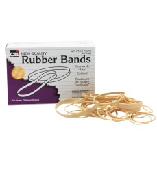 Rubber Bands, Assorted Sizes, 1/4 lb. Box