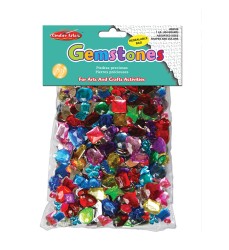 Creative Arts Gemstones Assorted Styles and Colors, 1 Pound Bag