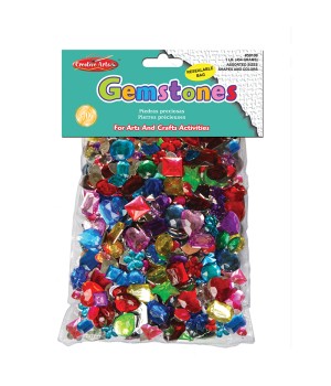 Creative Arts Gemstones Assorted Styles and Colors, 1 Pound Bag
