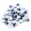 WIGGLE EYES ROUND 7MM BLACK 50CT WIGGLE EYES ROUND 7MM BLACK 50CT