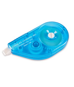 White Paper Correction Tape, Blue Case