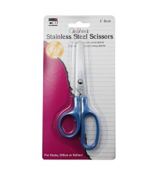 Children's Scissors, Blunt Tip, 5", Stainless Steel, Assorted Colors