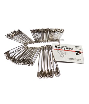 Safety Pins, Assorted Sizes, Pack of 50