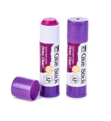 Purple Glue Sticks, .74 oz, Pack of 12