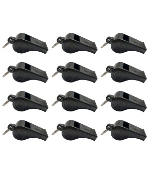 Whistles, Plastic, Pack of 12