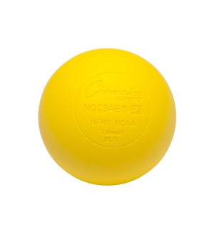 Official Size Lacrosse Balls, Yellow, Pack of 12