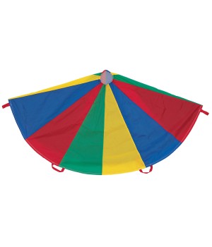 Multi-Colored Parachute, 12' Diameter, 12 Handles