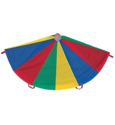 Multi-Colored Parachute, 6' Diameter, 8 Handles