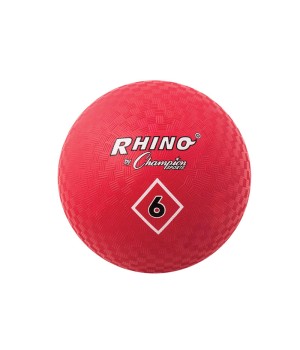 Playground Ball, 6", Red